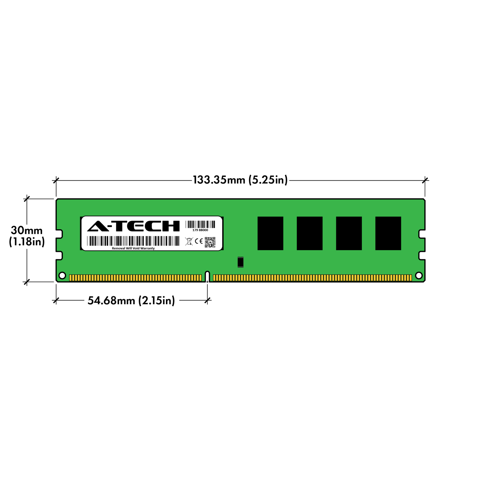 A-Tech 16GB 2x 8GB PC3-10600 Desktop DDR3 1333 MHz DIMM 240pin Memory RAM 16G 8G