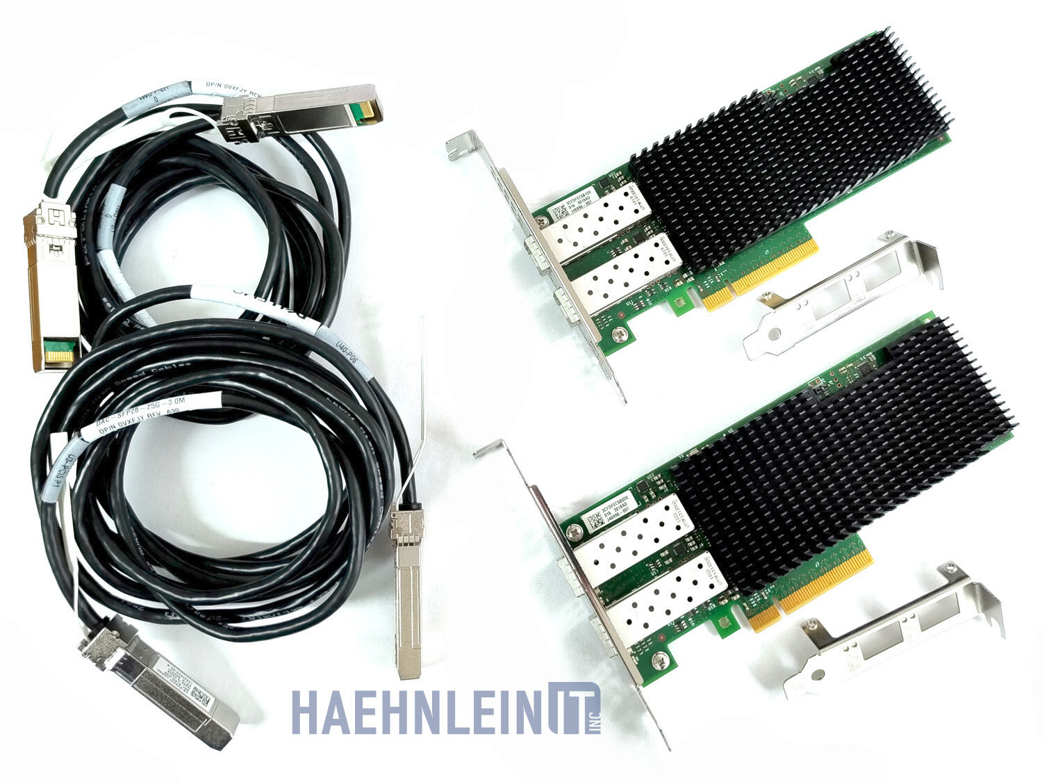 25Gb Network Bundle 2x Intel XXV710-DA2 SFP28 Server Adapter NIC PCIe x8 3.0 Gbe