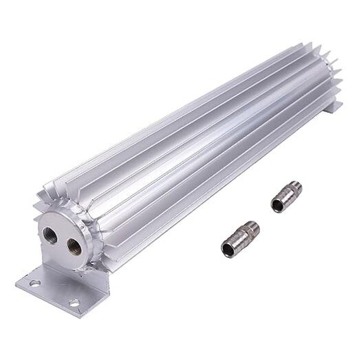 15″ Aluminum Dual Pass Transmission Trans Oil Cooler – Finned Aluminum