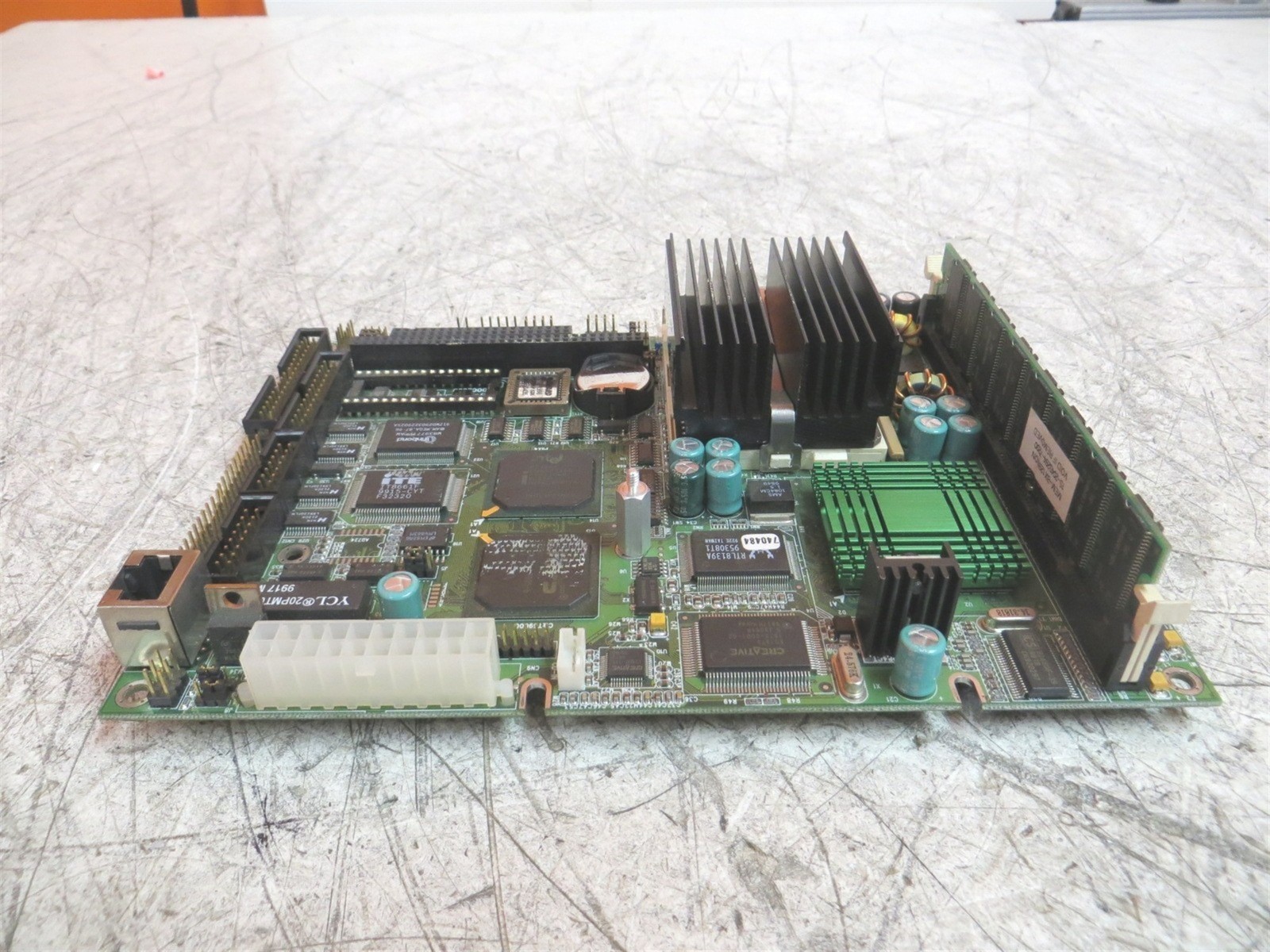 No Post Aaeron PCM-6890 EBX Motherboard Intel Celeron 128MB See Description