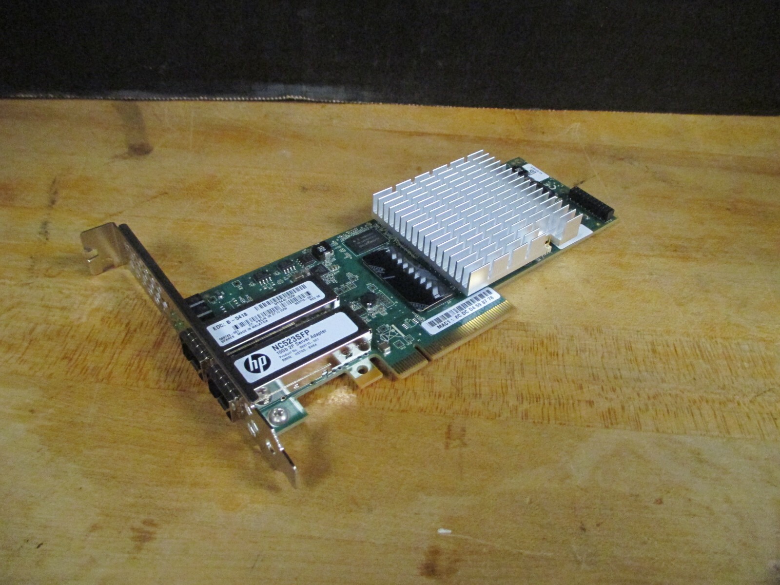 HP NC523SFP QLE3242-HP Dual Port 10Gb Ethernet 10GbE SFP