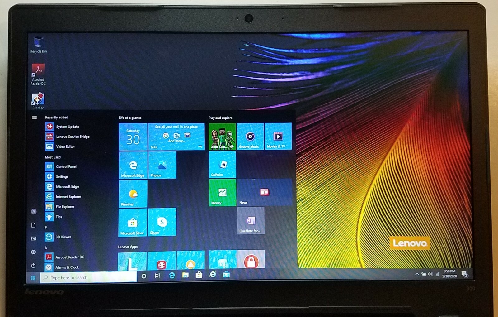 NEW – Original Lenovo 300 300-17ISK 17.3″ LCD LED Screen 5D10J46200 B173RTN02.2