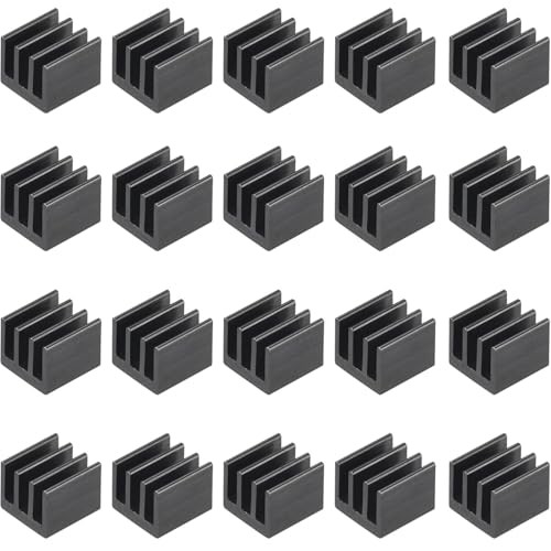 20pcs 7mm Small mini Heatsink 7x7x6mm + Thermal Conductive Adhesive Tape,