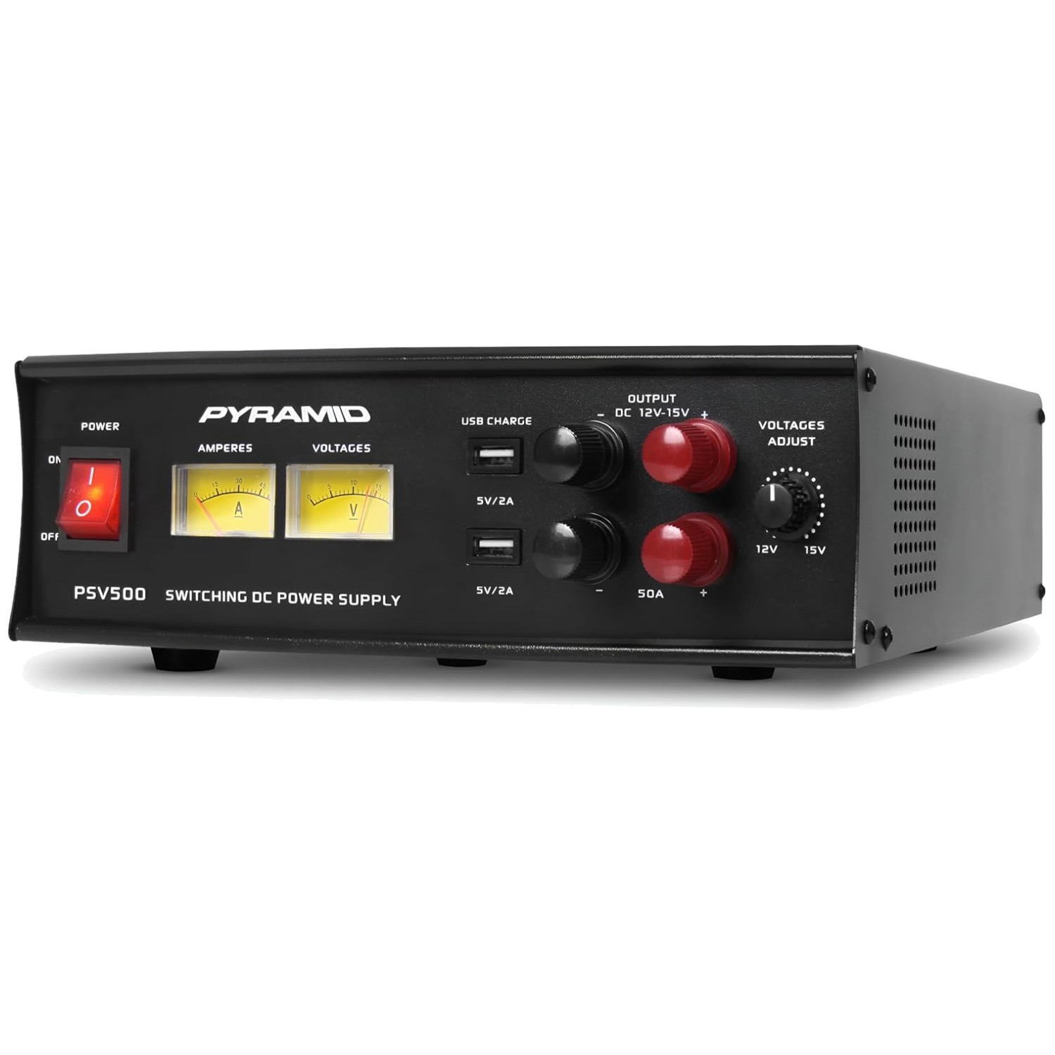 Adjustable DC Voltage Power Supply with USB Ports