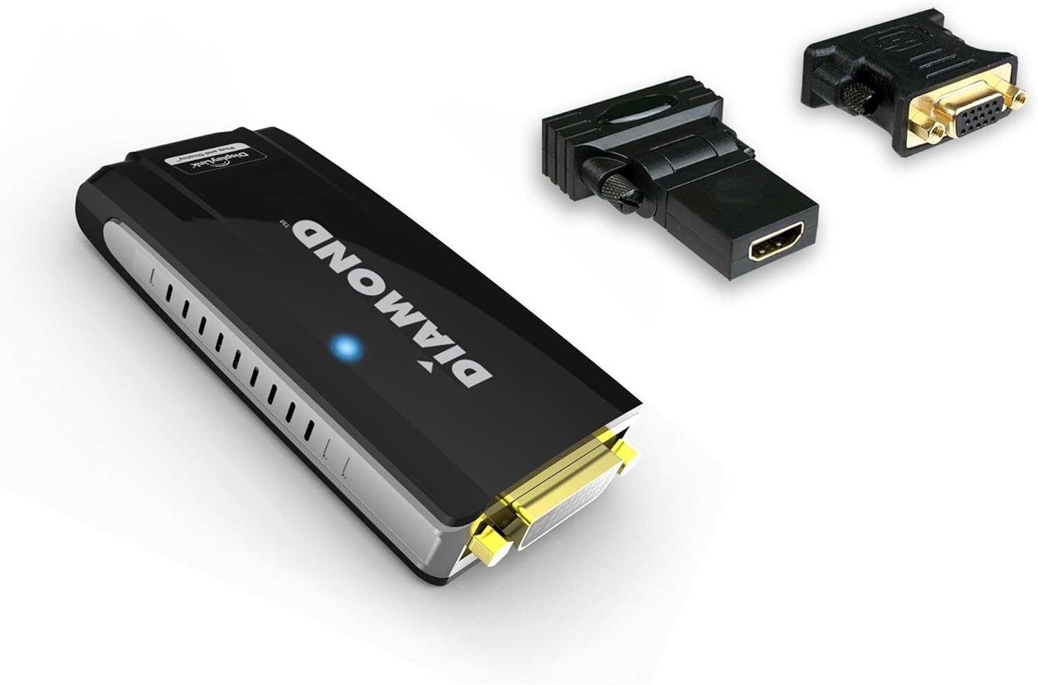 Diamond Multimedia BVU195 USB 2.0 to VGA/DVI/HDMI Video Graphics Adapter up to 2
