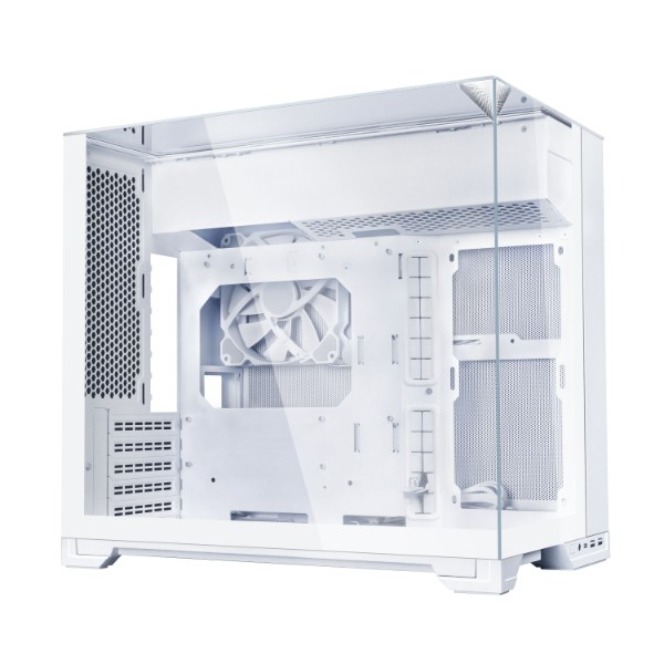 Lian-li O11 Vision-M O11VMW Dual-chamber w/140 mm Fan Micro ATX Case White