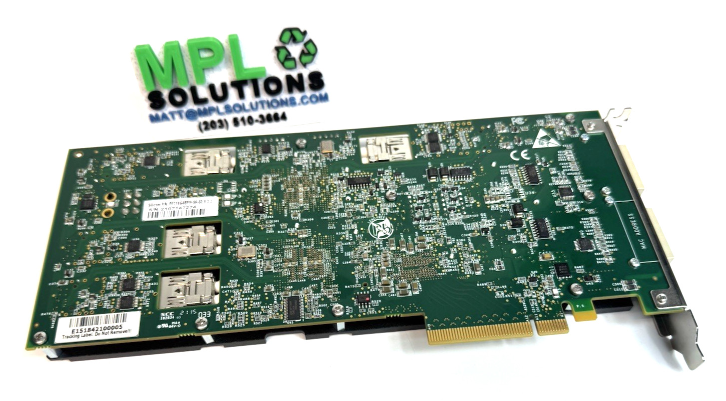 Silicom PE310G4BPI9-SR-SD 4-Port Fiber SR 10GbE PCIe Bypass Server Adapter