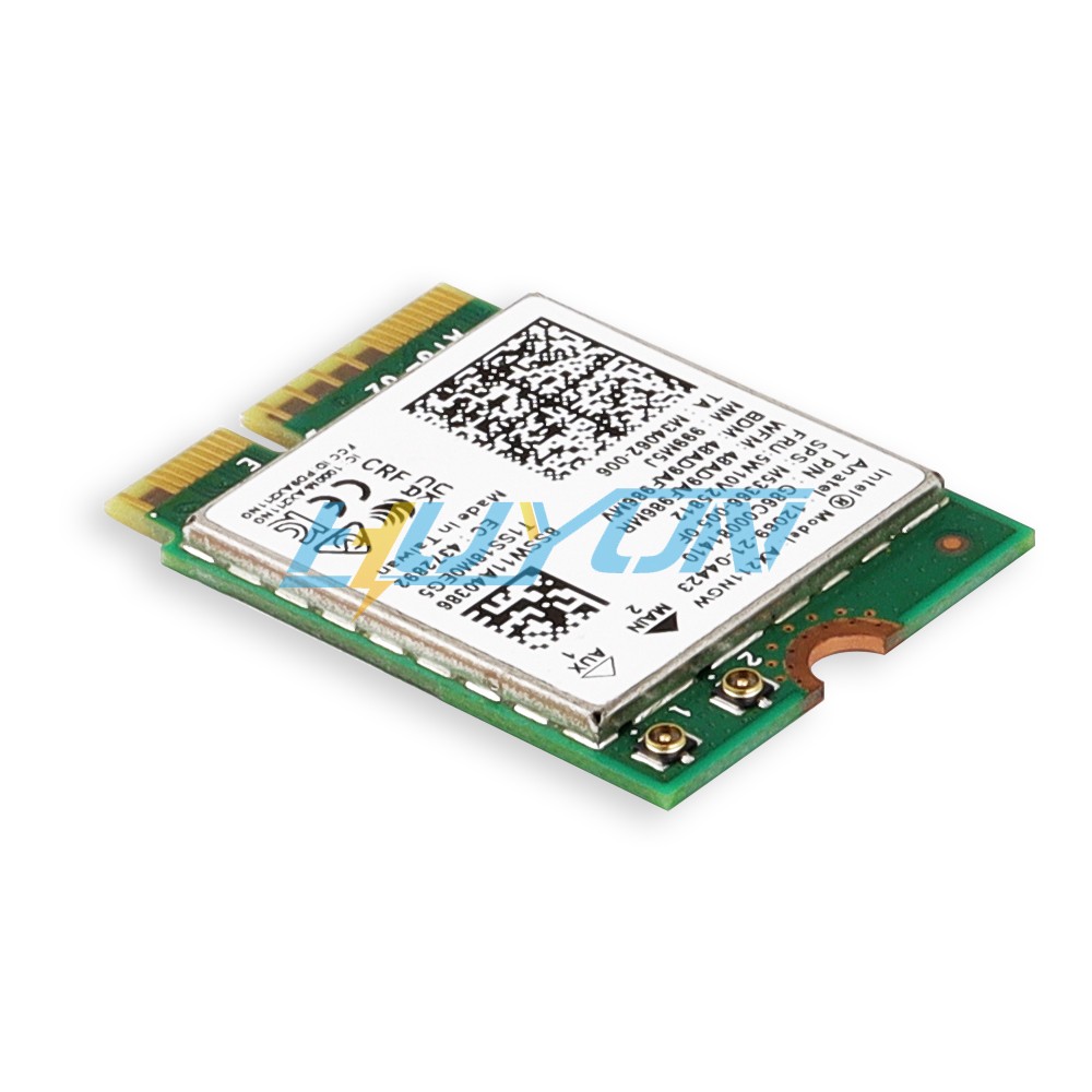 Wireless Network Card AX211NGW WiFi6E 5374Mbps CNVi Bluetooth 5.3 Intel