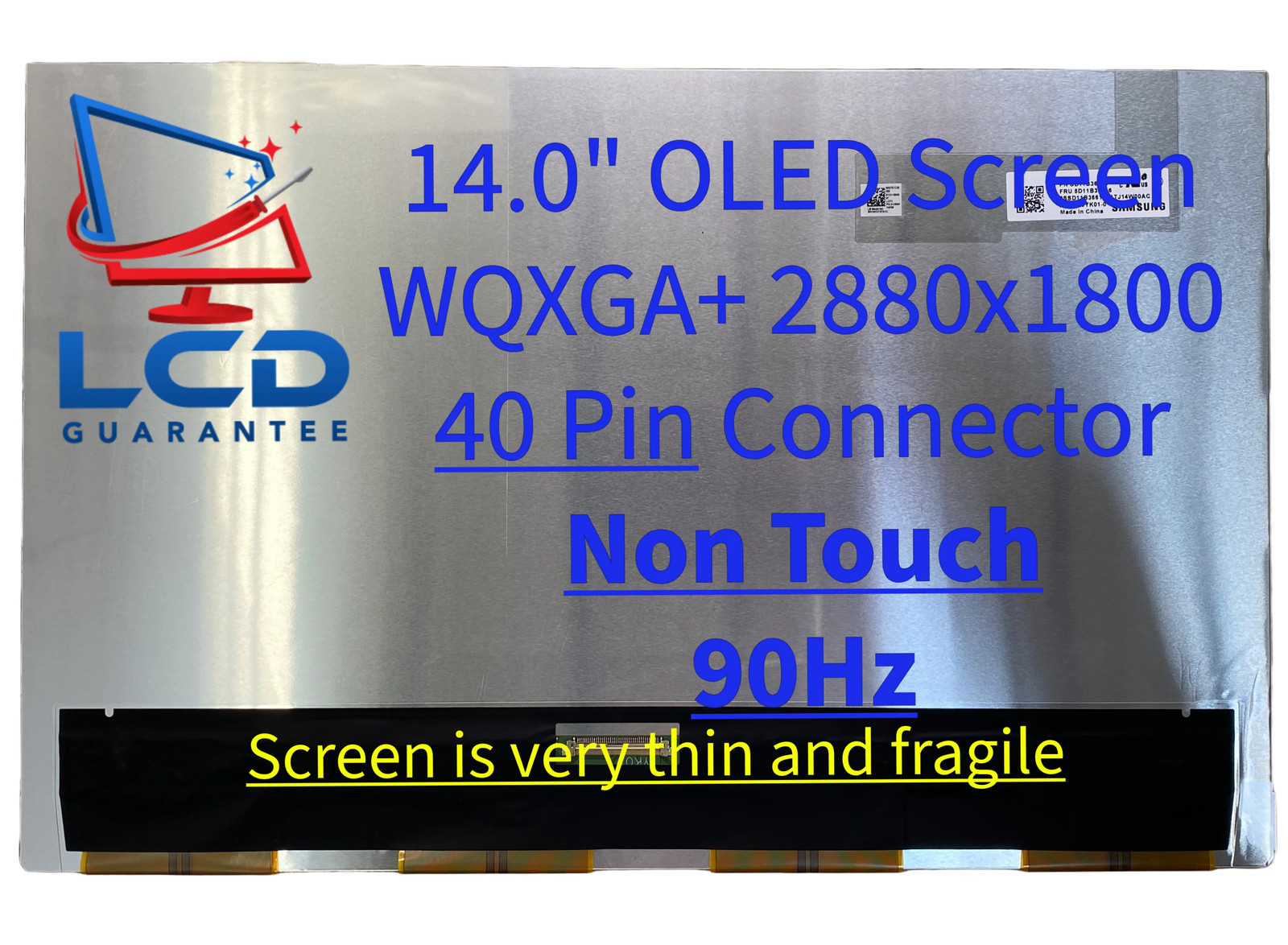 Lenovo 5D11U27709 14″ 2.8K 2880×1800 90Hz Non Touch Laptop OLED Screen