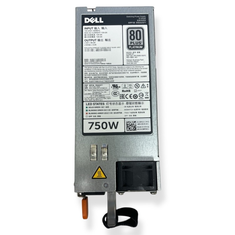 For dell PowerEdge R520 R620 R720 R720XD R820 750W Power Supply 05NF18 D750E-S1