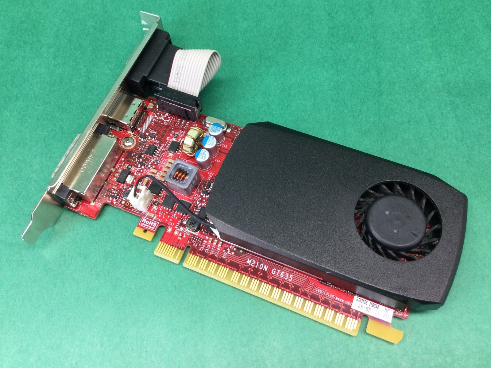 NVIDIA GT635 M210N GT635DE Video Card — Unknown VRAM RAM Size