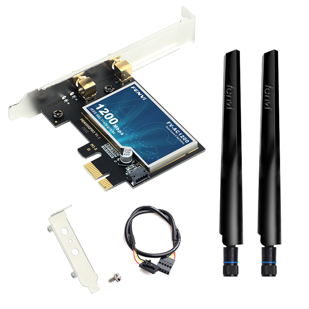 AC1200 PCIe WiFi Card for Desktop PC wifi Bluetooth 4.2 Wireless Network Adapter