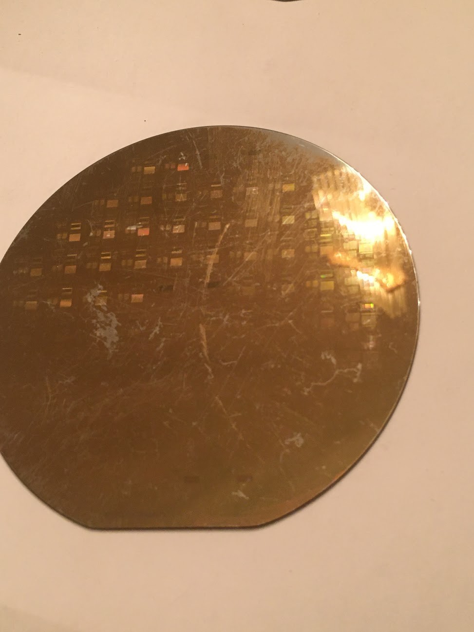 4″ Unknown Silicon Wafer 1980s Extremely Rare