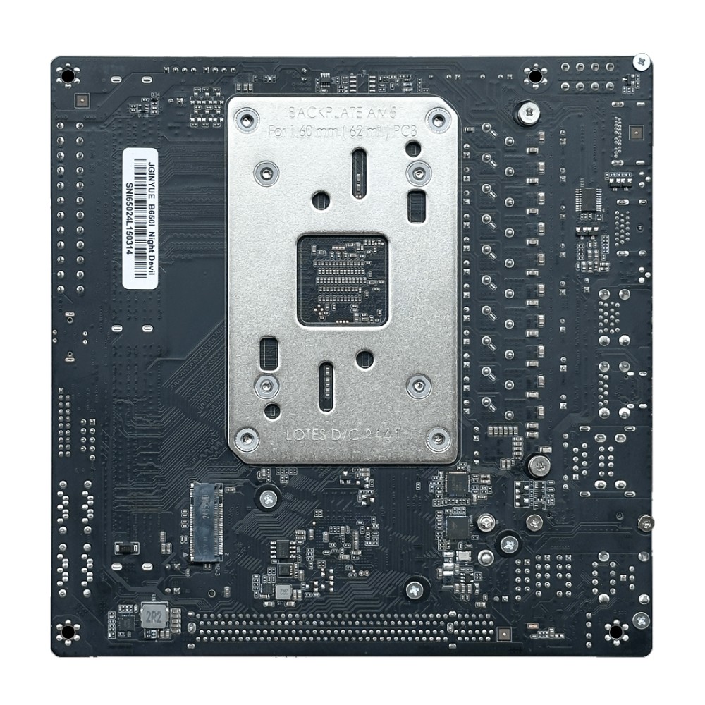 AM5 Mini ITX Motherboard B650I Night Devil, 2xDDR5 Max 96GB 7000+(oc) to 4800MHz