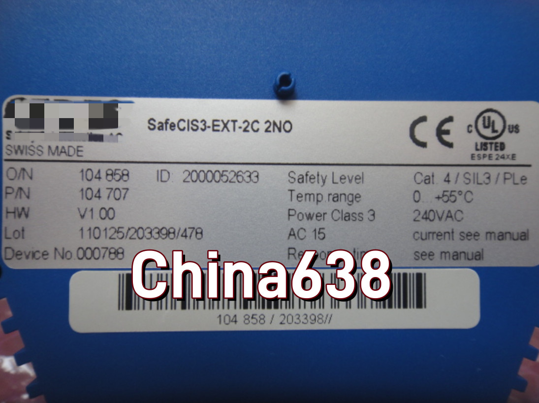 ONE USED CIS3-EXT-2C 2NO # FedEx / DHL 3-months warranty