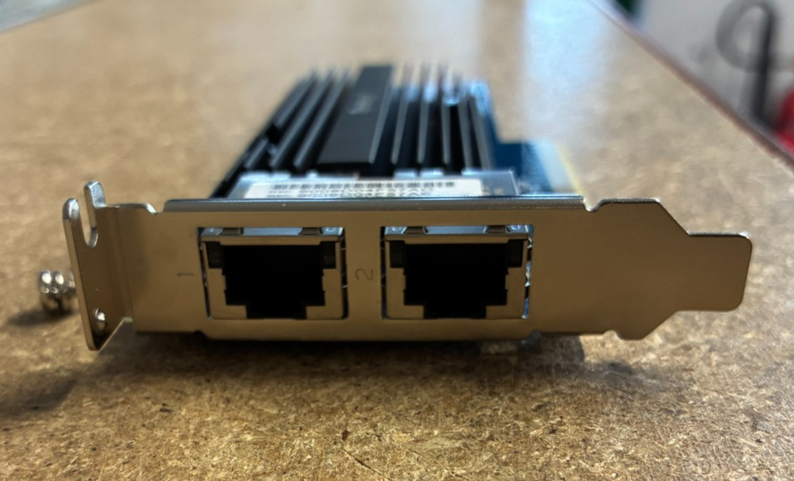 E10G30-T2 Synology Dual Port 10GbE 10BASE-T RJ-45 PCIe Network Card For Synology