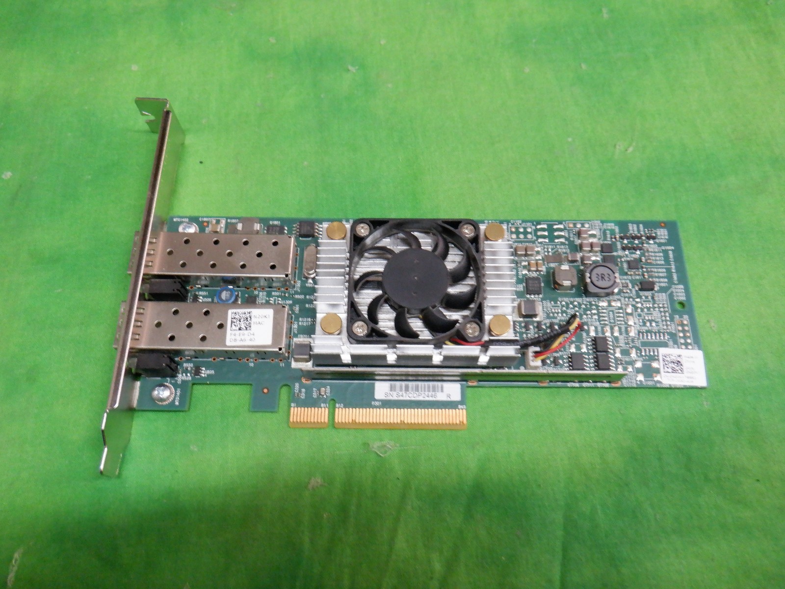 DELL Broadcom 57810 10GB DUAL PORT PCIE NETWORK CARD 0N20KJ N20KJ HIGH BRACKET