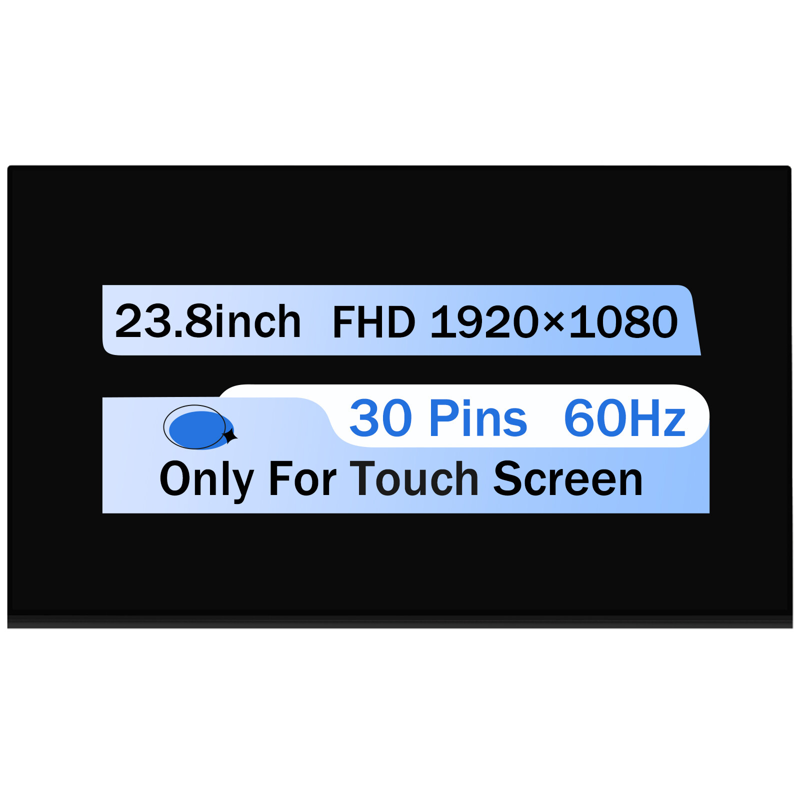 New for HP AIO 24-xa0011 24-XA108la 23.8″ FHD LCD Touch Screen Replacement Panel
