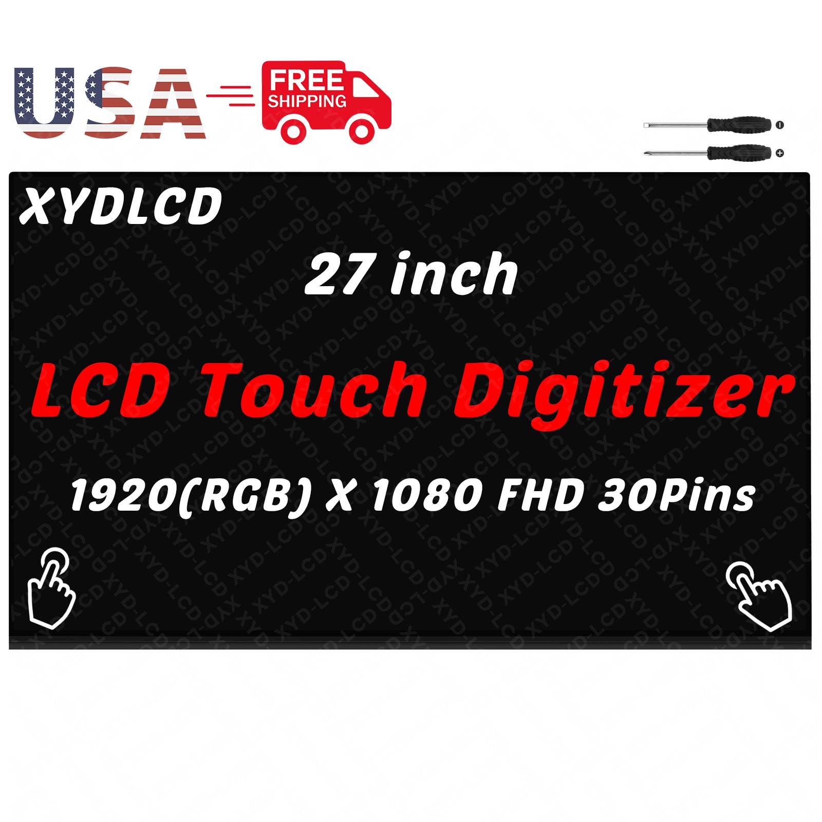 27in for HP 27-CB0203NG 27-CB0244 All-in-One LCD Touch Screen Display Digitizer