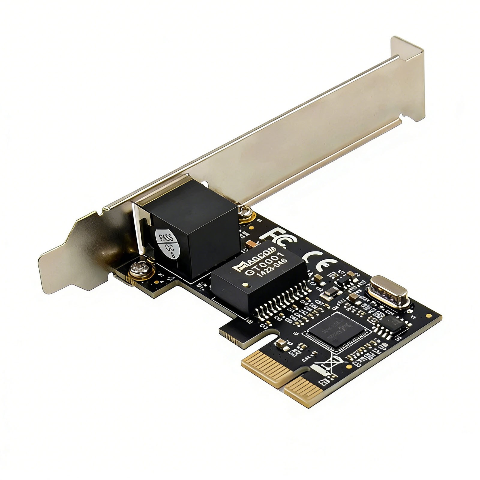 Add Gigabit Ethernet Port PCIe Low Profile Card 10/100/1000 Mbps for Desktop PC