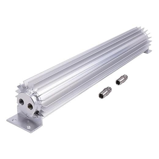 18″ Universal Finned Aluminum Dual Pass Transmission Trans Oil Cooler