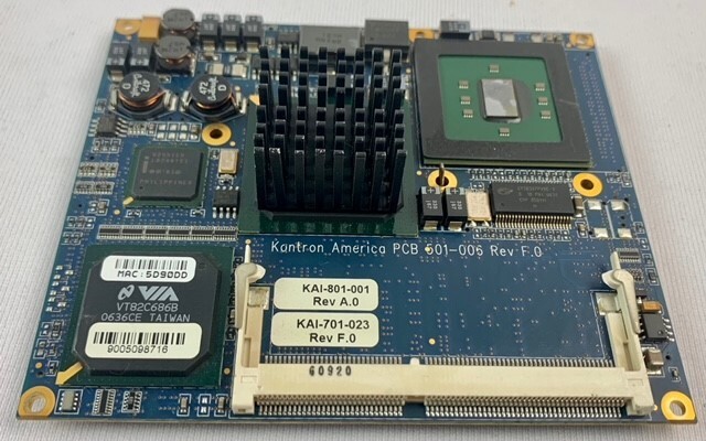 Kontron 801-001 Rev A.0 CPU Board