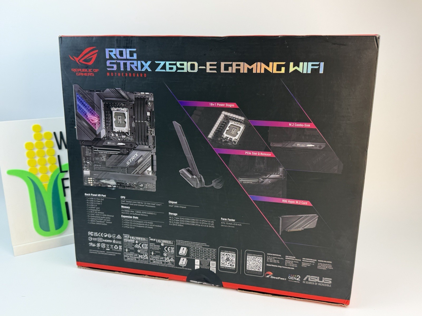 ASUS ROG STRIX Z690-E Gaming Wi-Fi Motherboard Inte LGA 1700 DDR5 ATX