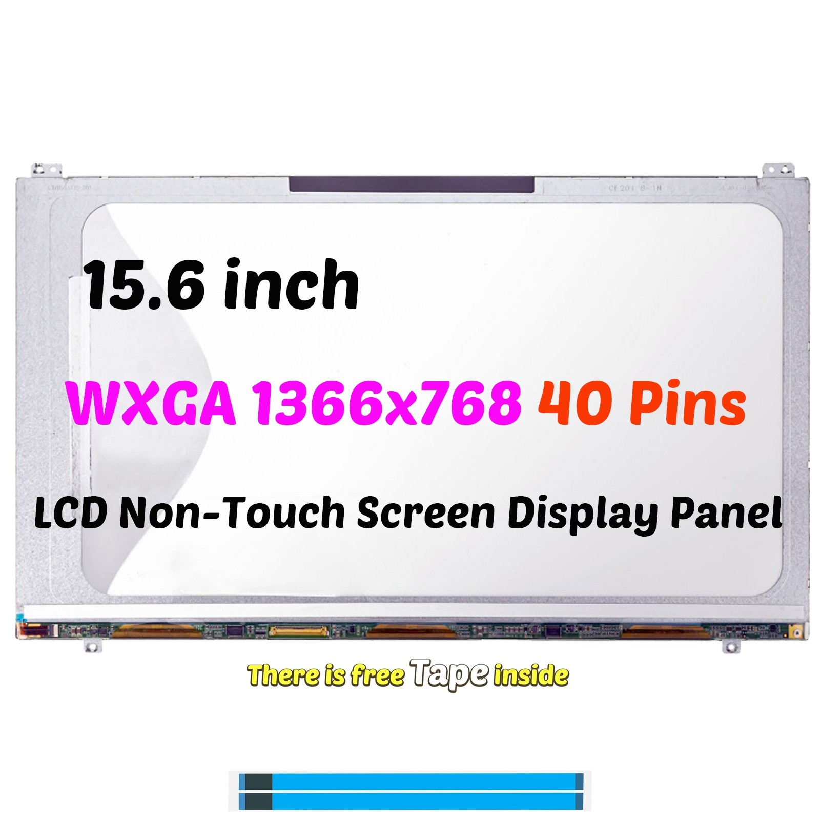 15.6″ Tecra R850 R950 WXGA 1366×768 40 pins LCD Non-Touch Screen Display Panel