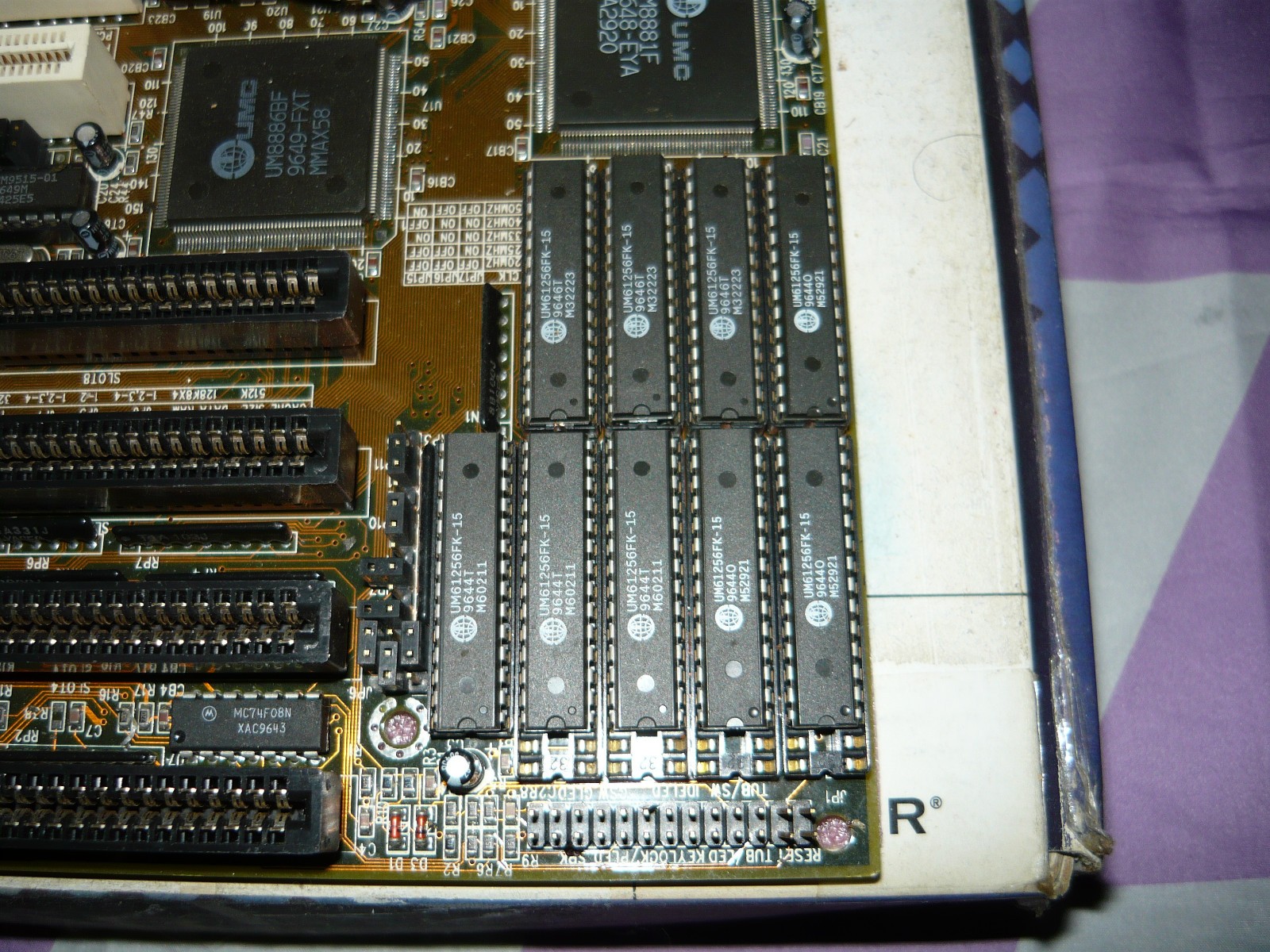 Vintage Holy Grail Biostar MB-8433UUD Socket 3 Motherboard Cyrix 5×86-120 64MB