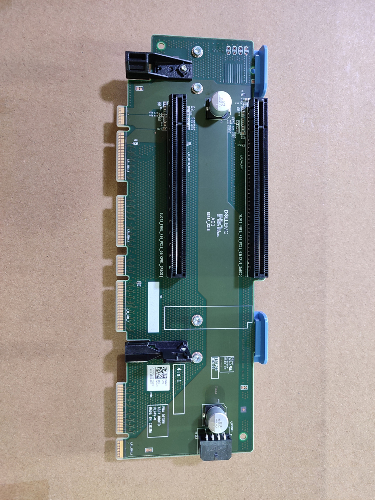 0MDDTD FOR DELL PowerEdge R740 R740XD RISER GPU Power X16 Slot Expansion Card