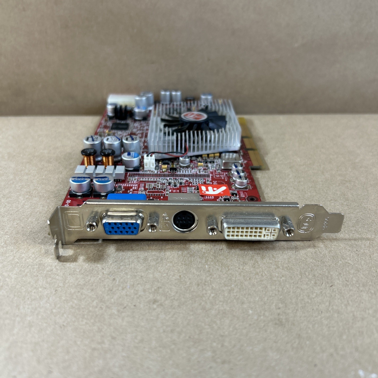 Vintage ATI Radeon 9800 PRO 128MB DDR AGP Graphics Card Tested Working