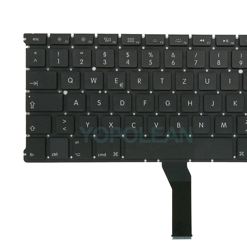 New DE Germany Layout For Macbook Air 13″ A1369 A1466 Keyboard 2011-2017 Year