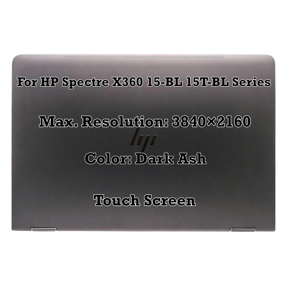 15.6″ For HP Spectre x360 15-BL062NR 3840×2160 LCD Touch Screen Complete Display