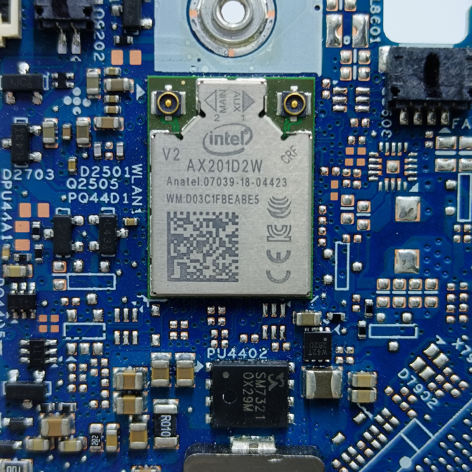 09JX16 For Dell ostro 5301 Motherboard 19765-1 SRK02 i7-1165G7 8GB AX201D2W