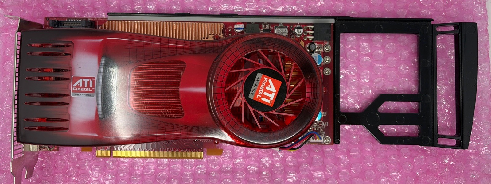 Ati FireGL V7700 512MB PCIe DVI DP S.VIDEO 6PIN Works Great NOS