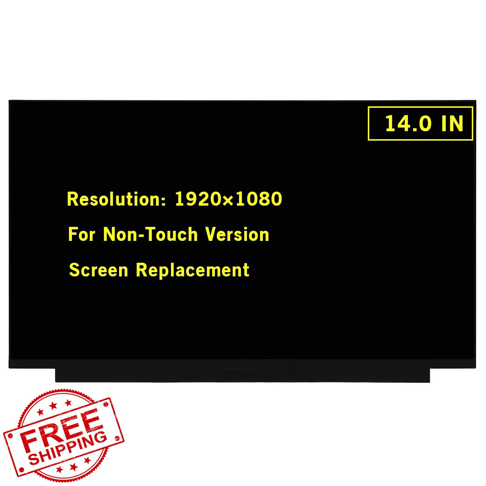 GBOLE NV140FHM-N4K NV140FHM-N48 LCD Screen 14″ FHD