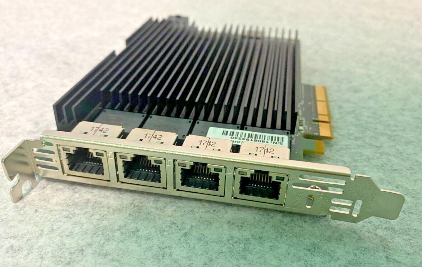 Silicom Quad Port 10GB PCIe RJ45 PE310G4I40EU-T X540-T4 Ethernet Network Adapter