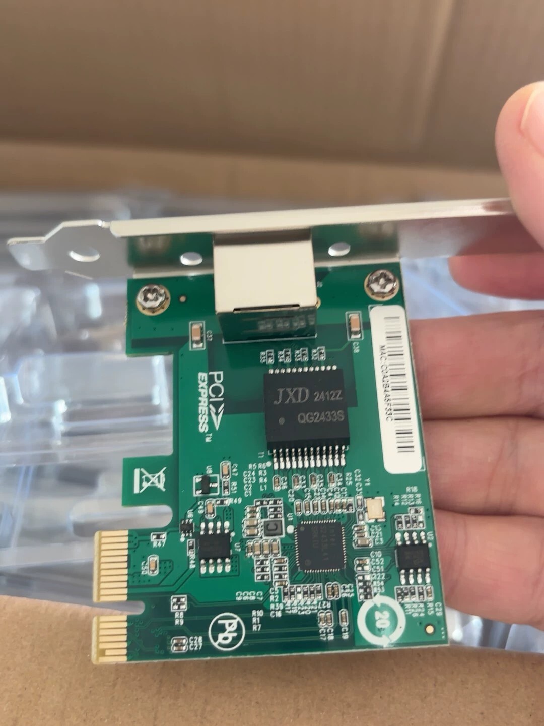 New Intel I226-T1 2.5GB Single Port PCIe 3.1 Ethernet Network Adapter I226T1