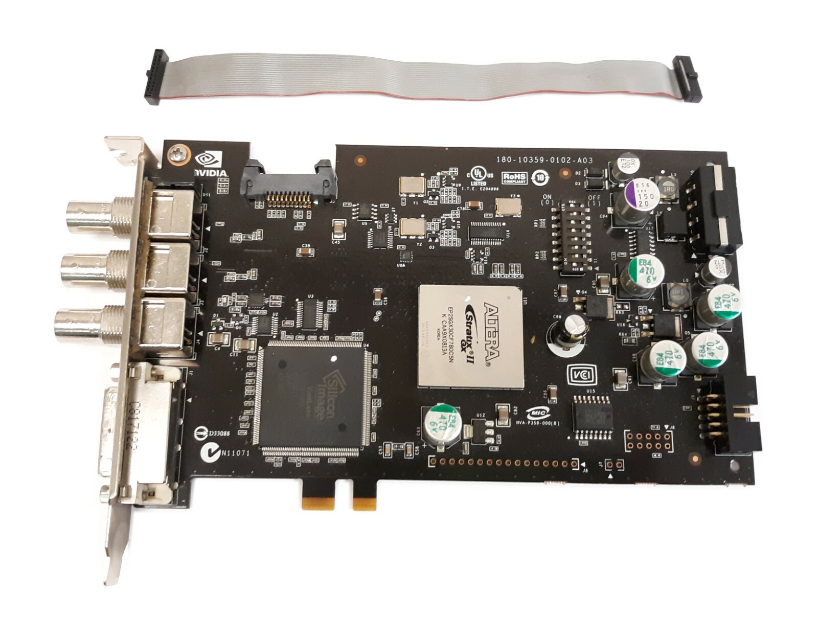 Nvidia Quadro Graphics to SDI Option SDI Video Card PCI Express x8 VCQSDINPUT-T