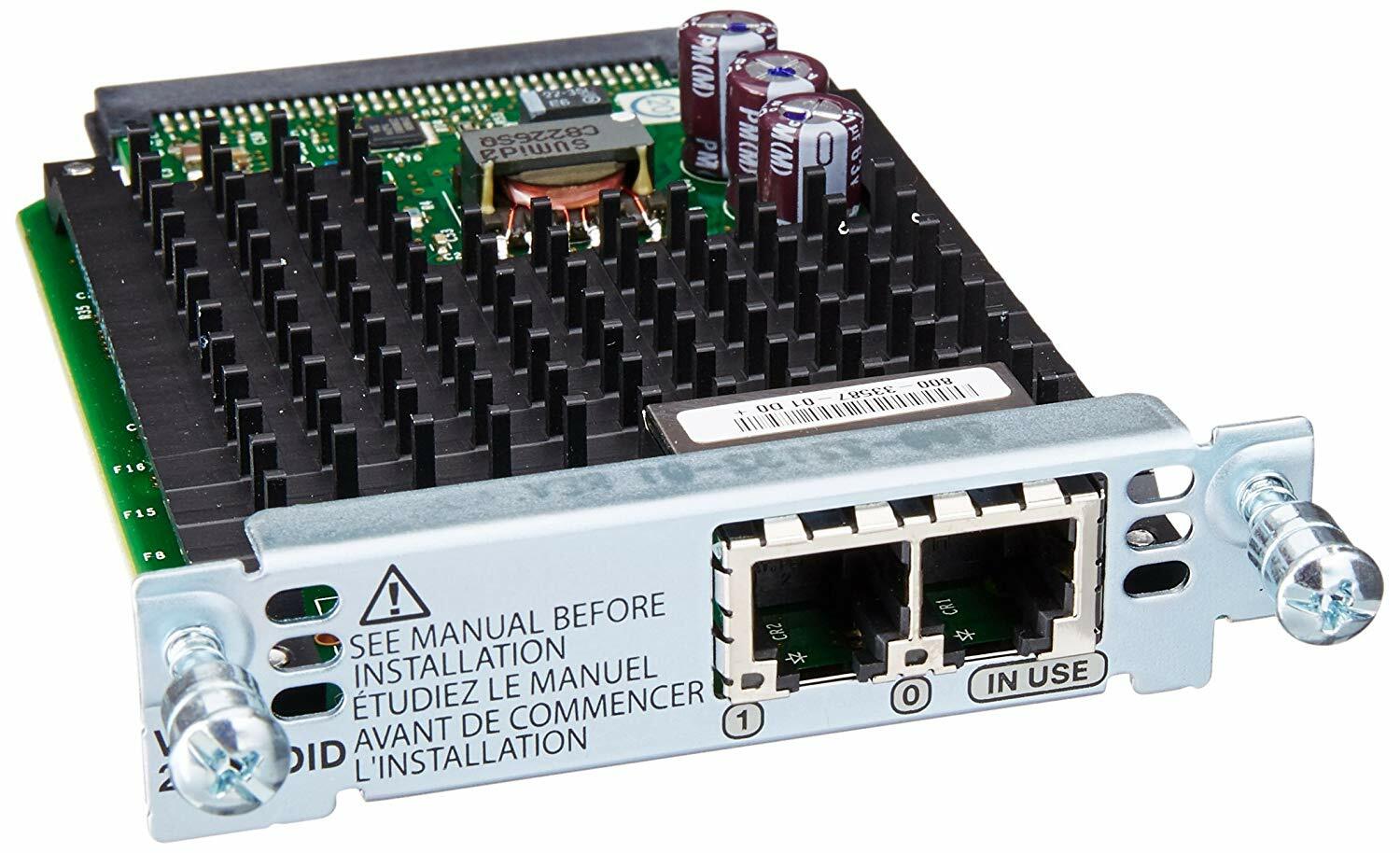 Cisco VIC3-2FXS/DID 2PORT VOICE INTERFACE CARD FXS & DID NEW FREE SHIP