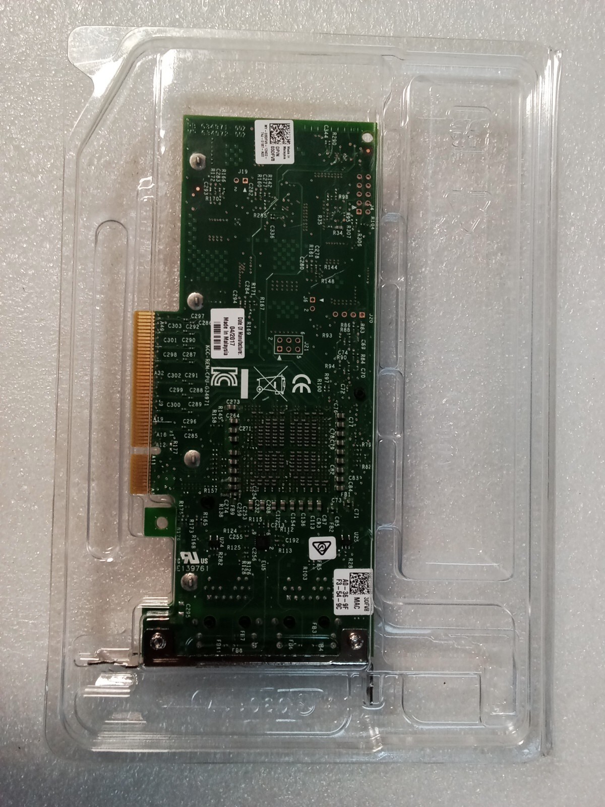 DELL INTEL X540-T2 DUAL PORT 10GB RJ-45 FULL PROFILE NETWORK CARD 3DFV8