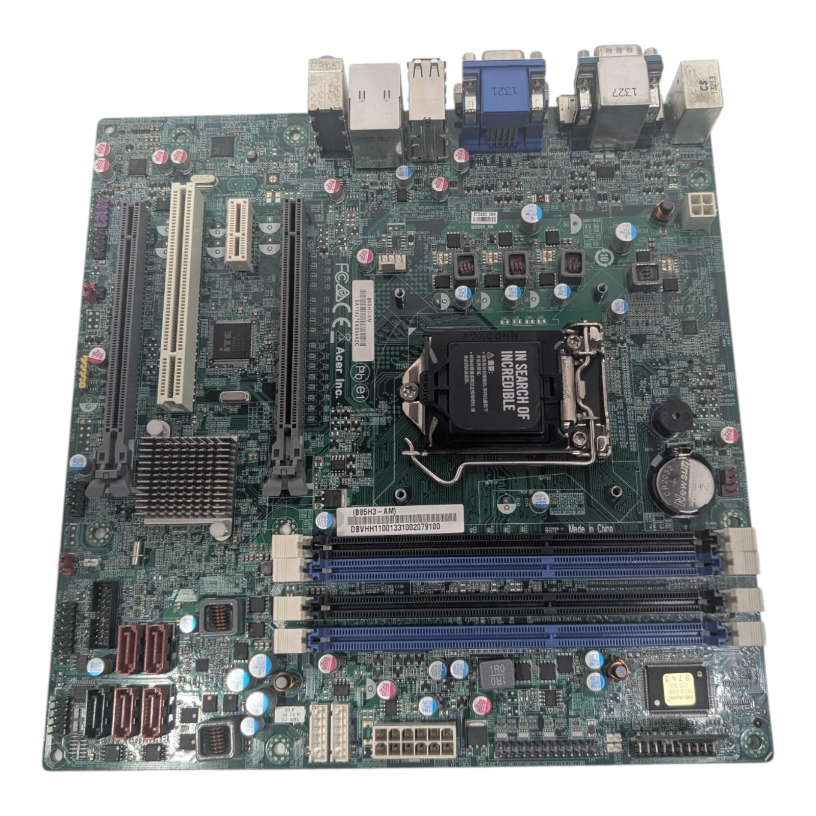 Acer B85H3-AM Intel B85 Socket LGA1150 Micro-ATX Motherboard