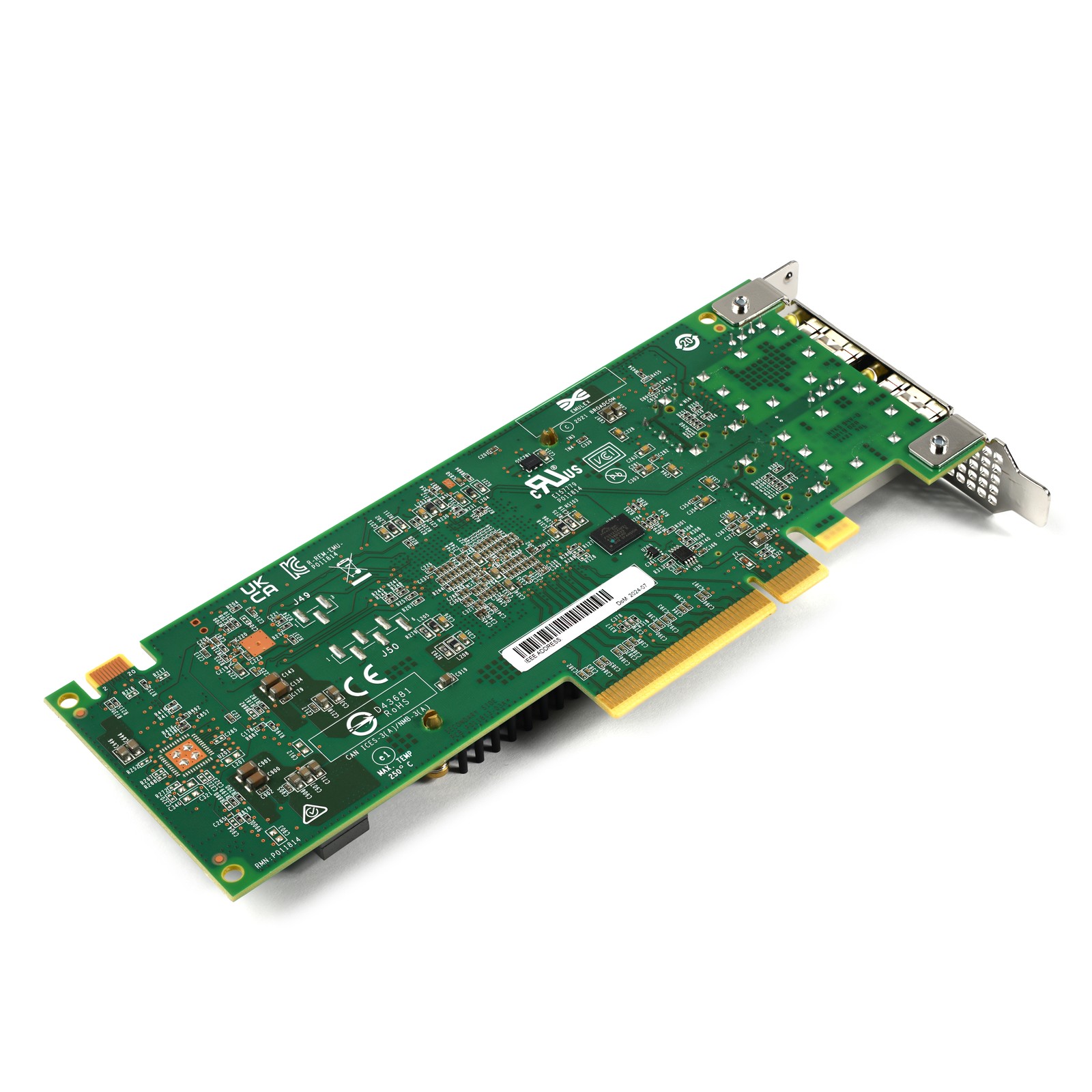 Dell 05KW3M Emulex LPE35002 Dual-Port 32GB Fibre Channel FC PCIe 4.0 x8 NIC HH