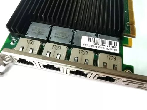 Silicom Quad Port 10Gb PCIe RJ45 PE310G4I40EU-T X540-T4 Ethernet Network Adapter