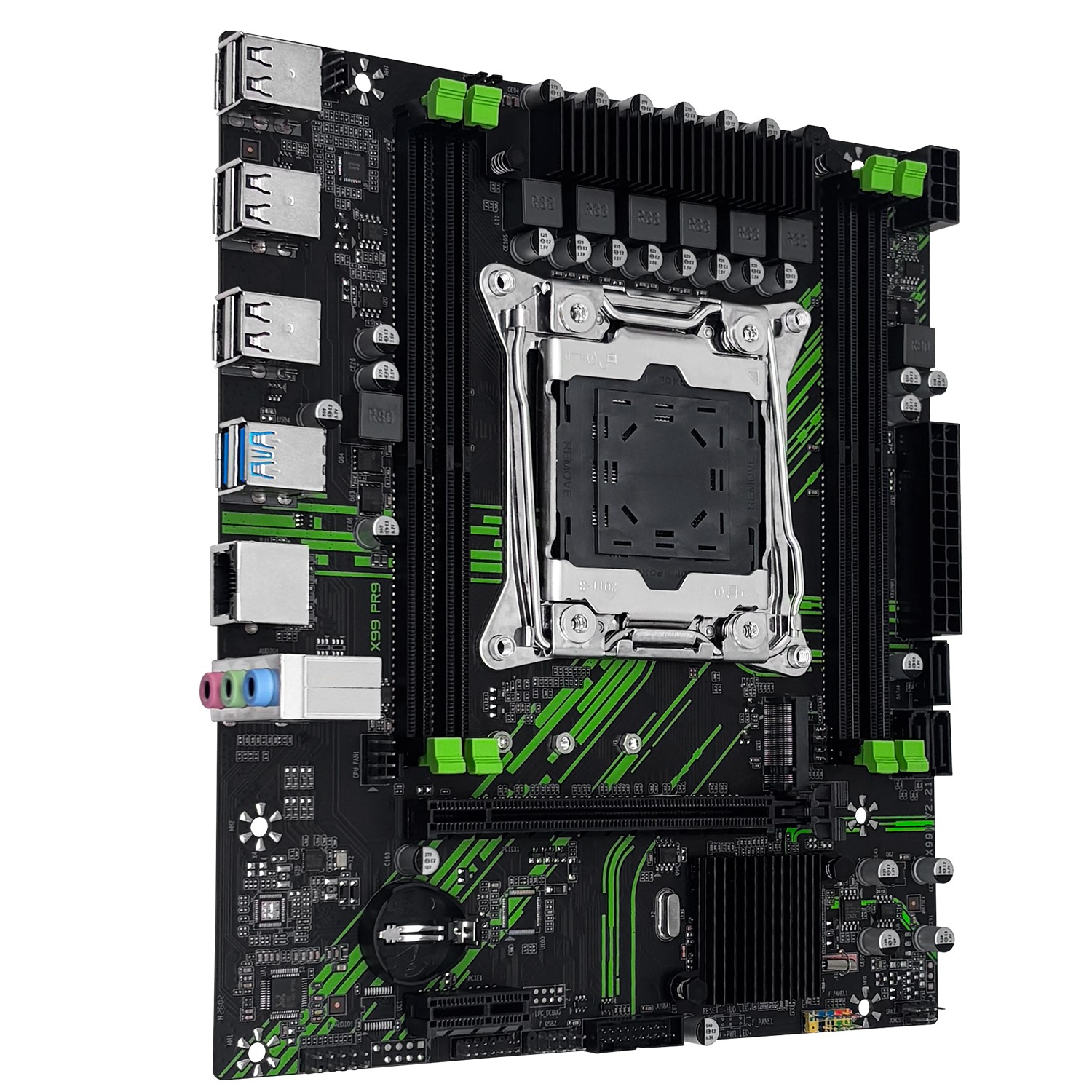 X99 PR9 Motherboard DDR4 RAM SATA M.2 NVME M.2 LGA 2011-3 for Xeon E5 V3 V4 CPU