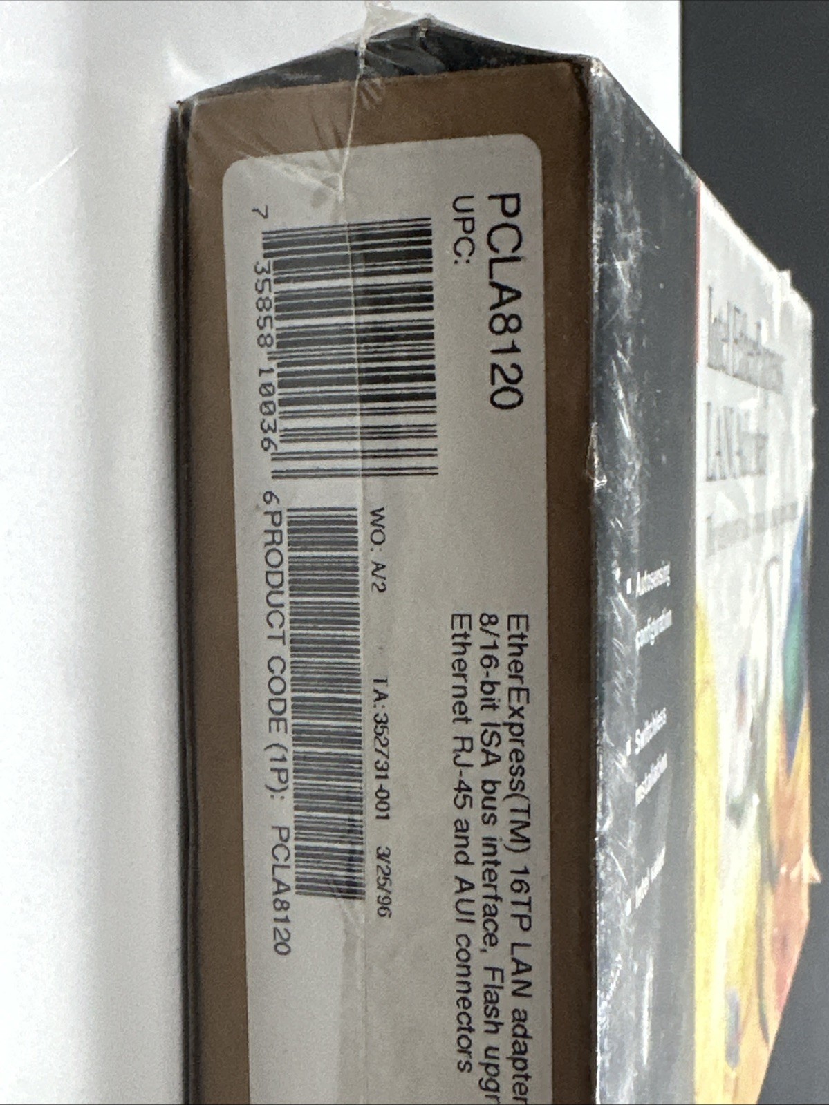 Intel EtherExpress LAN Adapter LAN Card Network Card MCLA8120