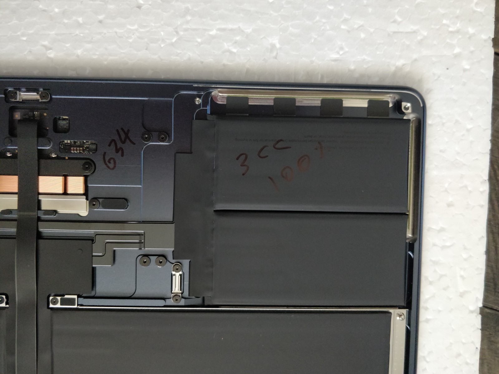 Apple Macbook Air 15 inch,A3114, M3 ,2024, Keyboard, Touchpad Assembly, Midnight