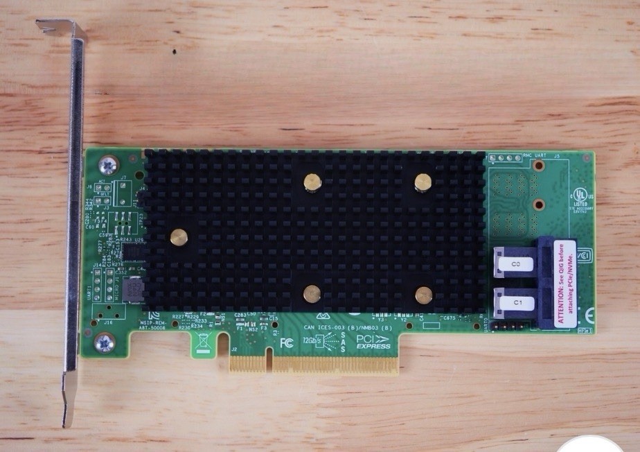 LSI Broadcom 9400-8i SAS 12Gbps 8-Ports PCIe Tri-Mode Storage Host Bus Adapter