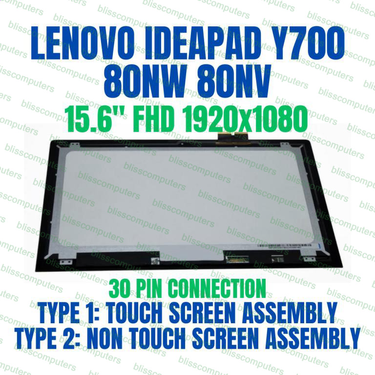 LENOVO 5D10H34772 TOUCH ASSEMBLY LED LCD Screen 1080P 15.6″ Full HD Bottom Right