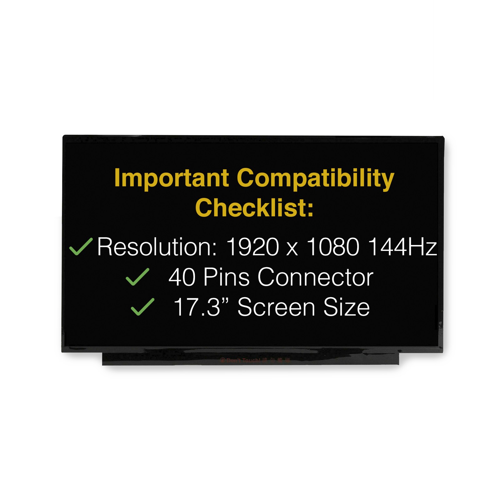 HP OMEN 17-CK0000 Screen Replacement LCD Display With Tools